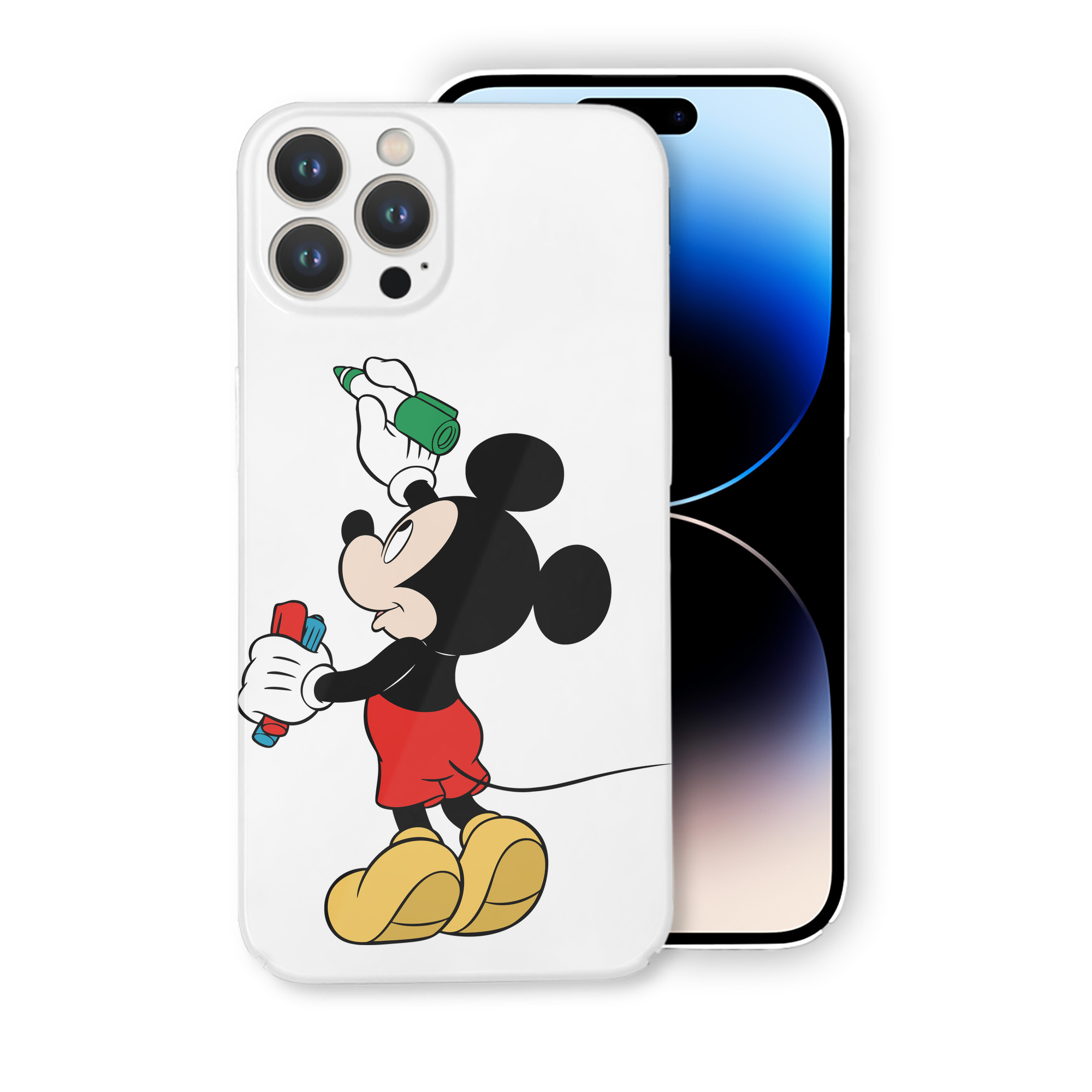 （画像用） ミッキーマウス Mickey Mouse 【iPhone 14シリーズ対応】ハードケース
